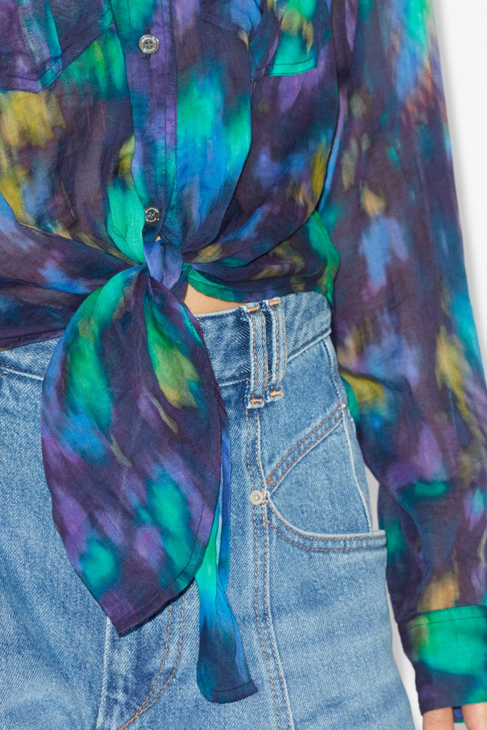 Camisa nath - Blue-green - Woman - 3