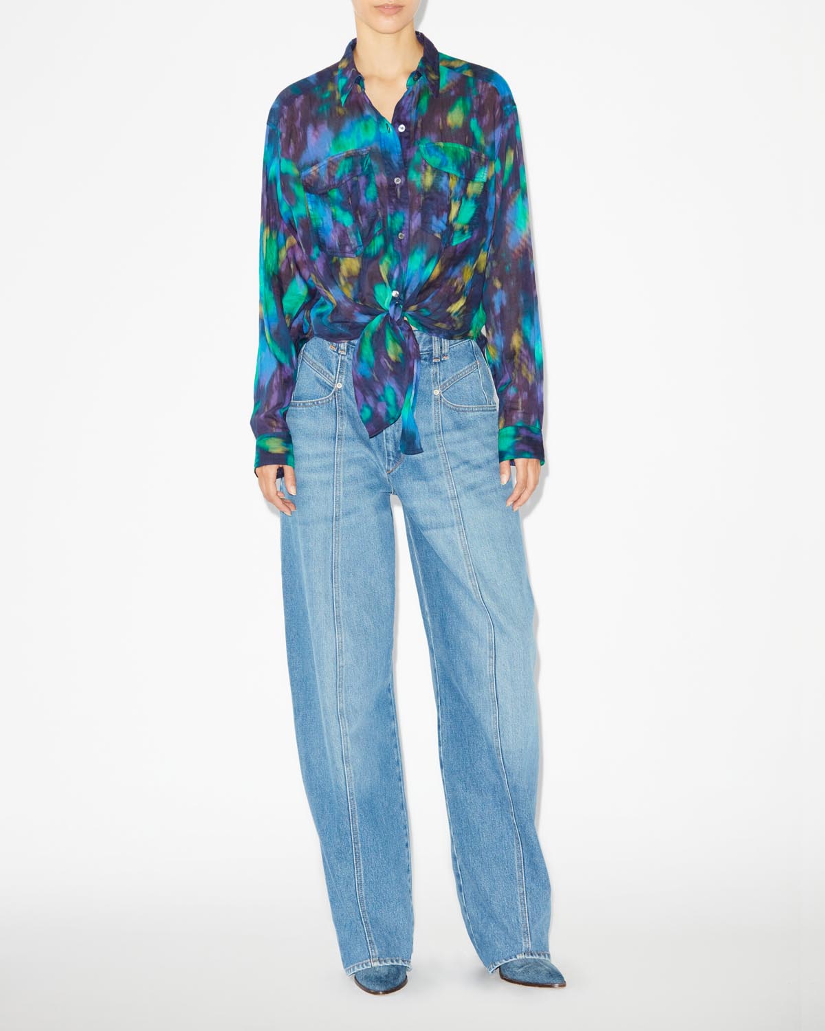 Nath シャツ - Blue-green - Woman - 1