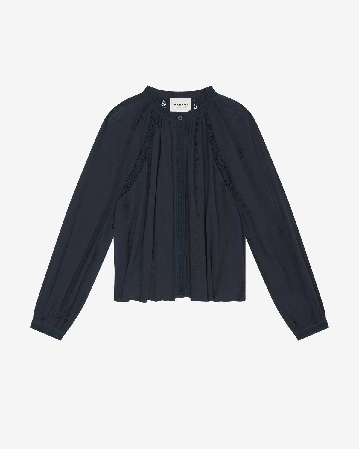 Long-sleeve blouse janelle - 黒 - Woman - 5