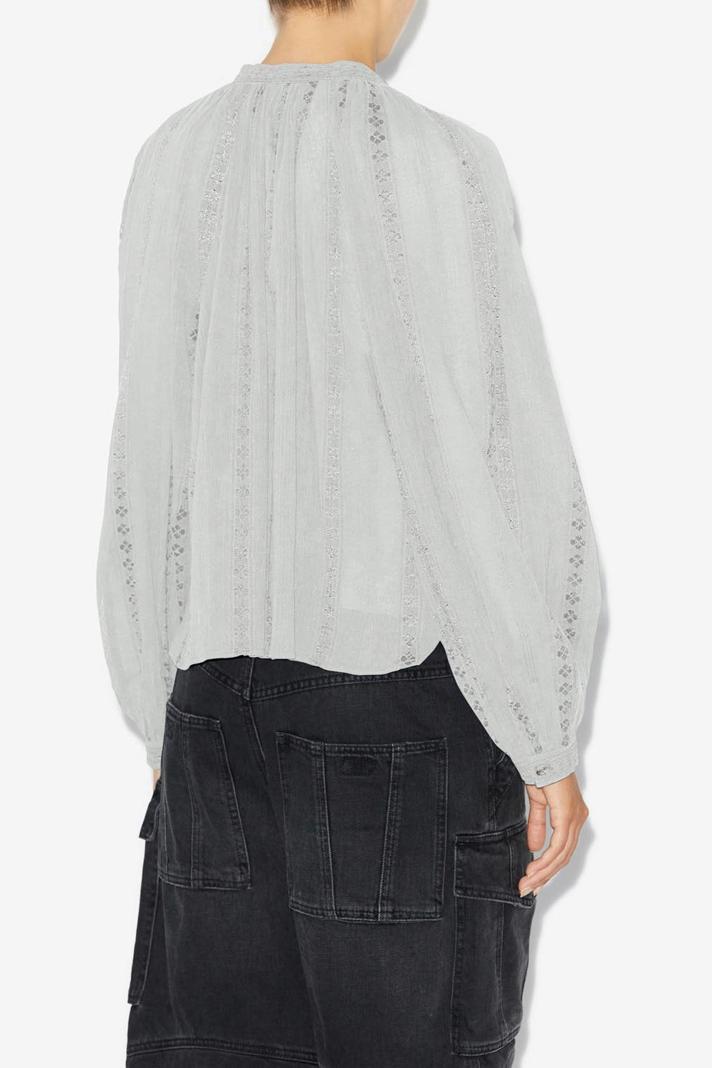 Long-sleeve blouse janelle - White - Woman - 5