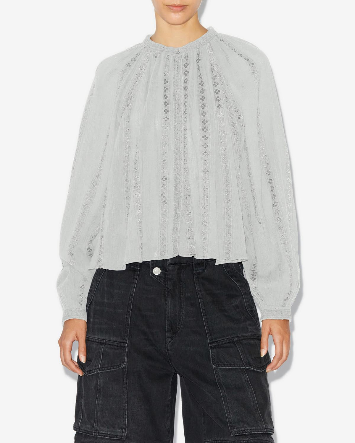 Long-sleeve blouse janelle - Bianco - Woman - 3