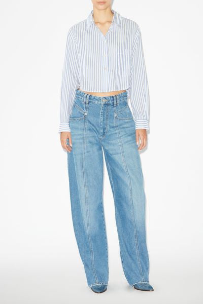 Eliora long-sleeve shirt - Blue - Woman - 4