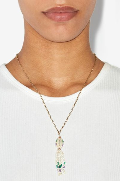 Collier malebo - Écru-vert - Woman - 2