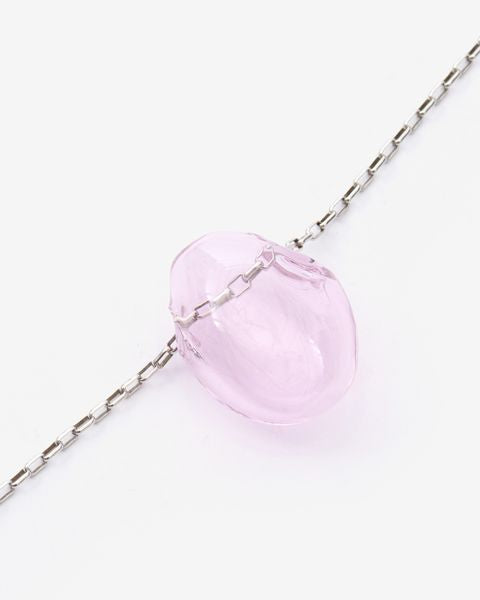 Bubble necklace Woman Light pink-silver 2