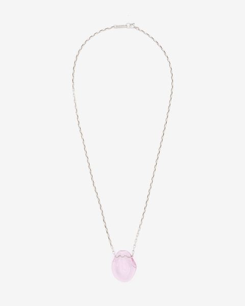 Bubble necklace Woman Light pink-silver 3
