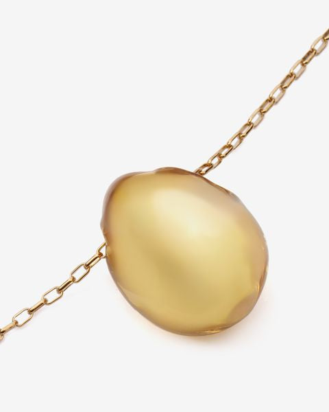 Shiny bubble necklace Woman Gold 2