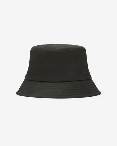 Haley embroidered bucket hat with logo - Black - Woman - 1