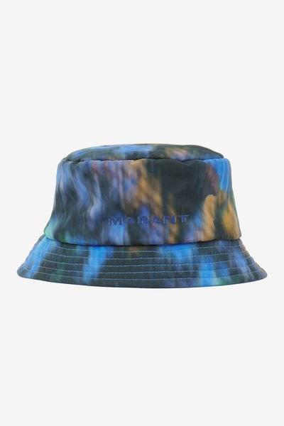 Bucket hat haley mit gesticktem logo - Blue-green - Woman - 3