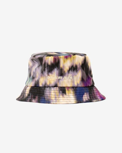 Bucket hat haley mit gesticktem logo - Ochre-black - Woman - 3