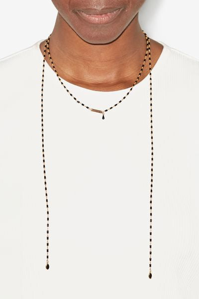 Casablanca scarf - Black - Woman - 2