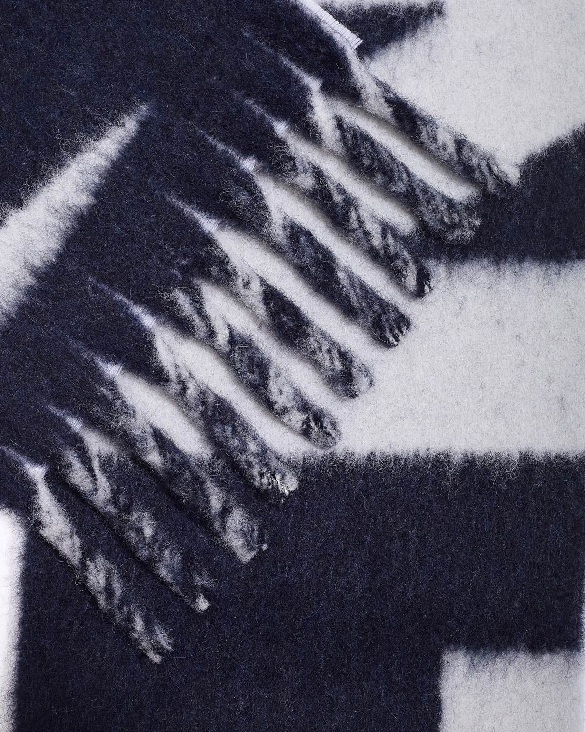 Loliana alpaca scarf - Midnight - Woman - 2