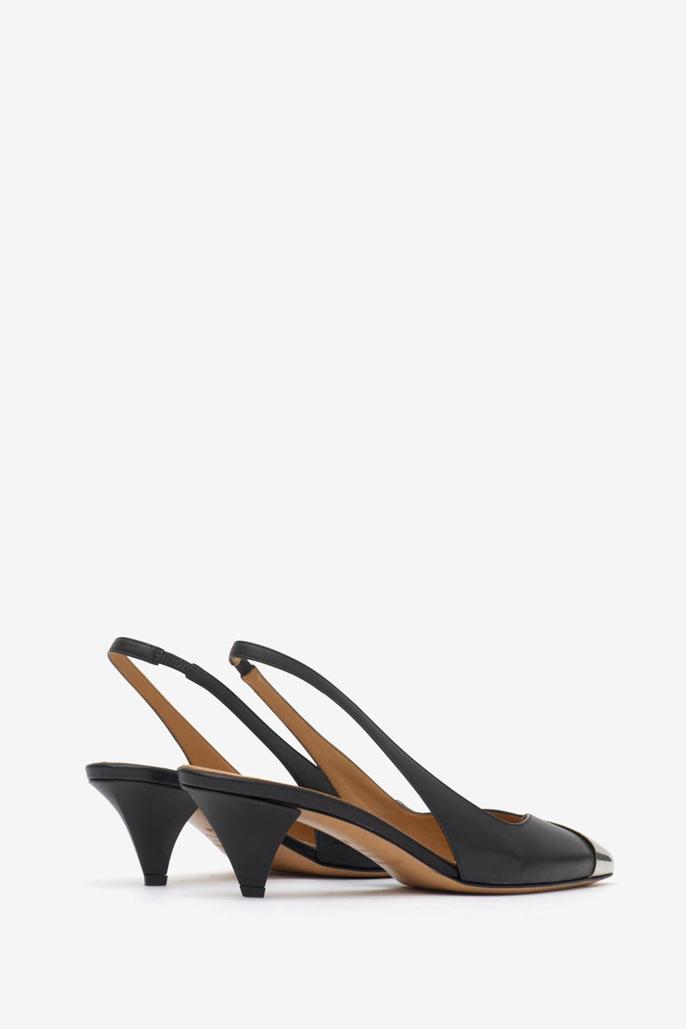 Elina smooth leather pumps - Negro - Woman - 5
