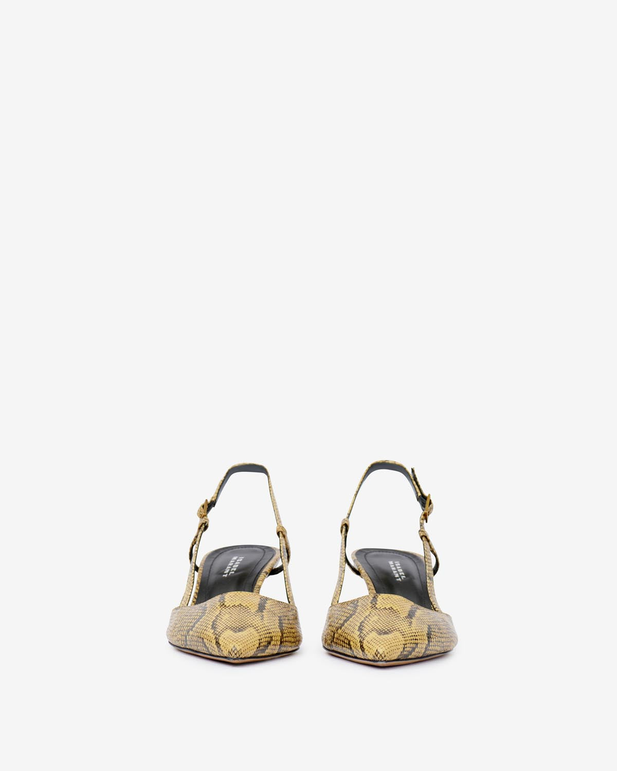 Pilia lamb leather slingback pumps - 自然 - Woman - 4