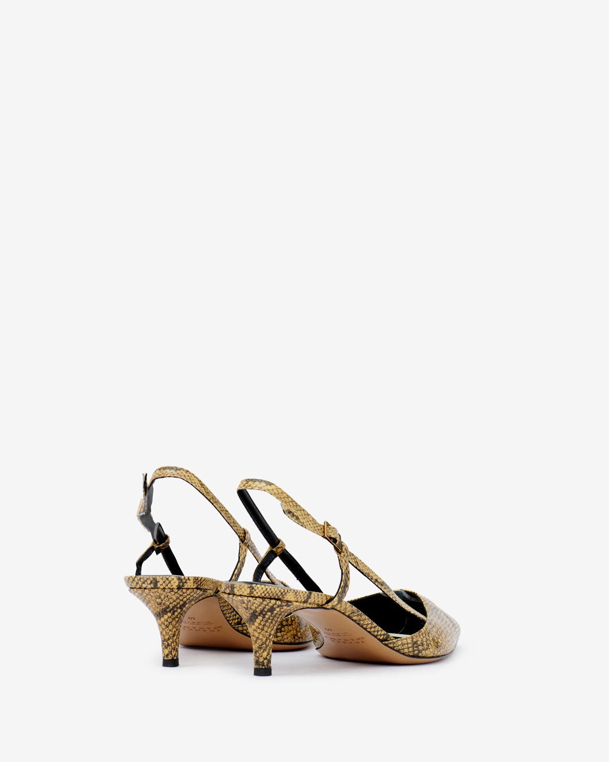 Pilia lamb leather slingback pumps - 自然 - Woman - 2