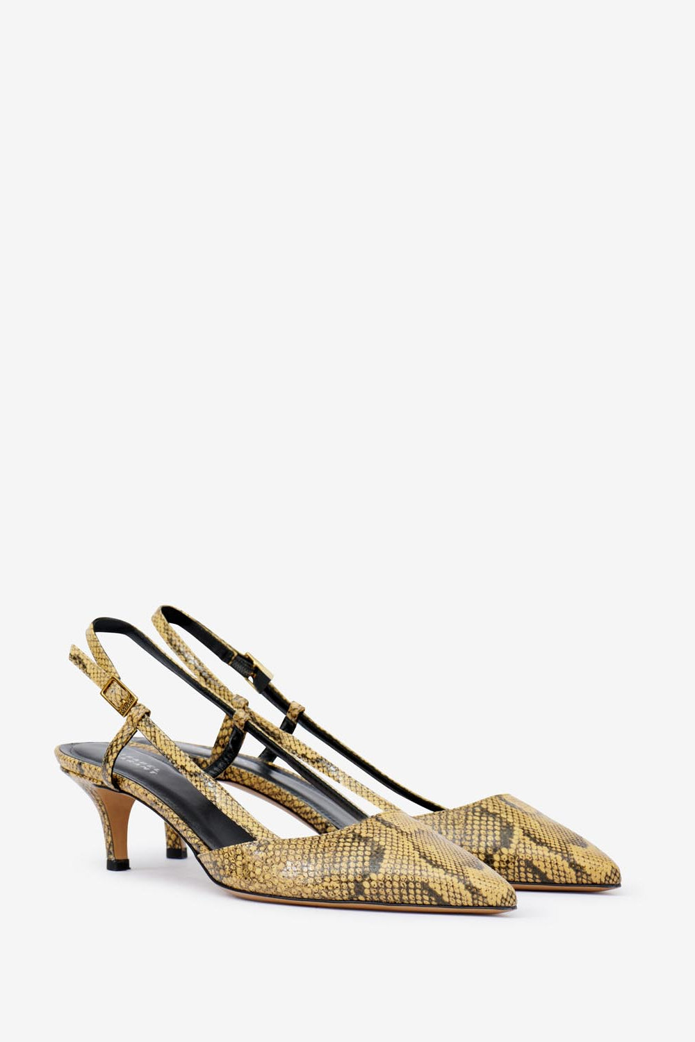 Pilia lamb leather slingback pumps - 자연스러운 - Woman - 5