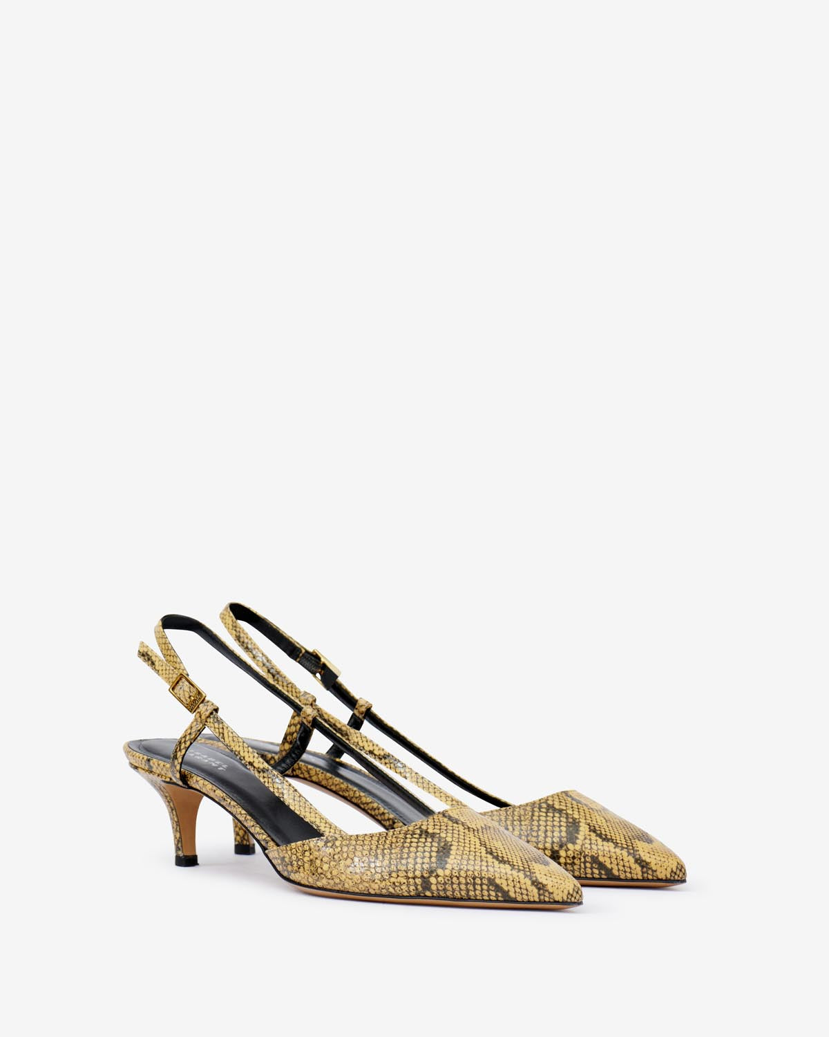 Pilia lamb leather slingback pumps - 自然 - Woman - 5