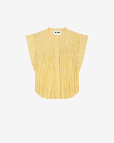 Leaza top in voile di cotone - Sunlight - Woman - 10