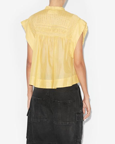 Leaza top in voile di cotone - Sunlight - Woman - 8