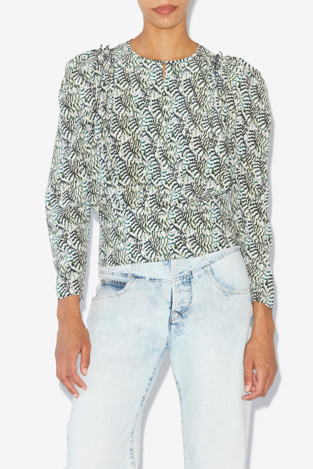 Zarga top - Ecru - Woman - 4