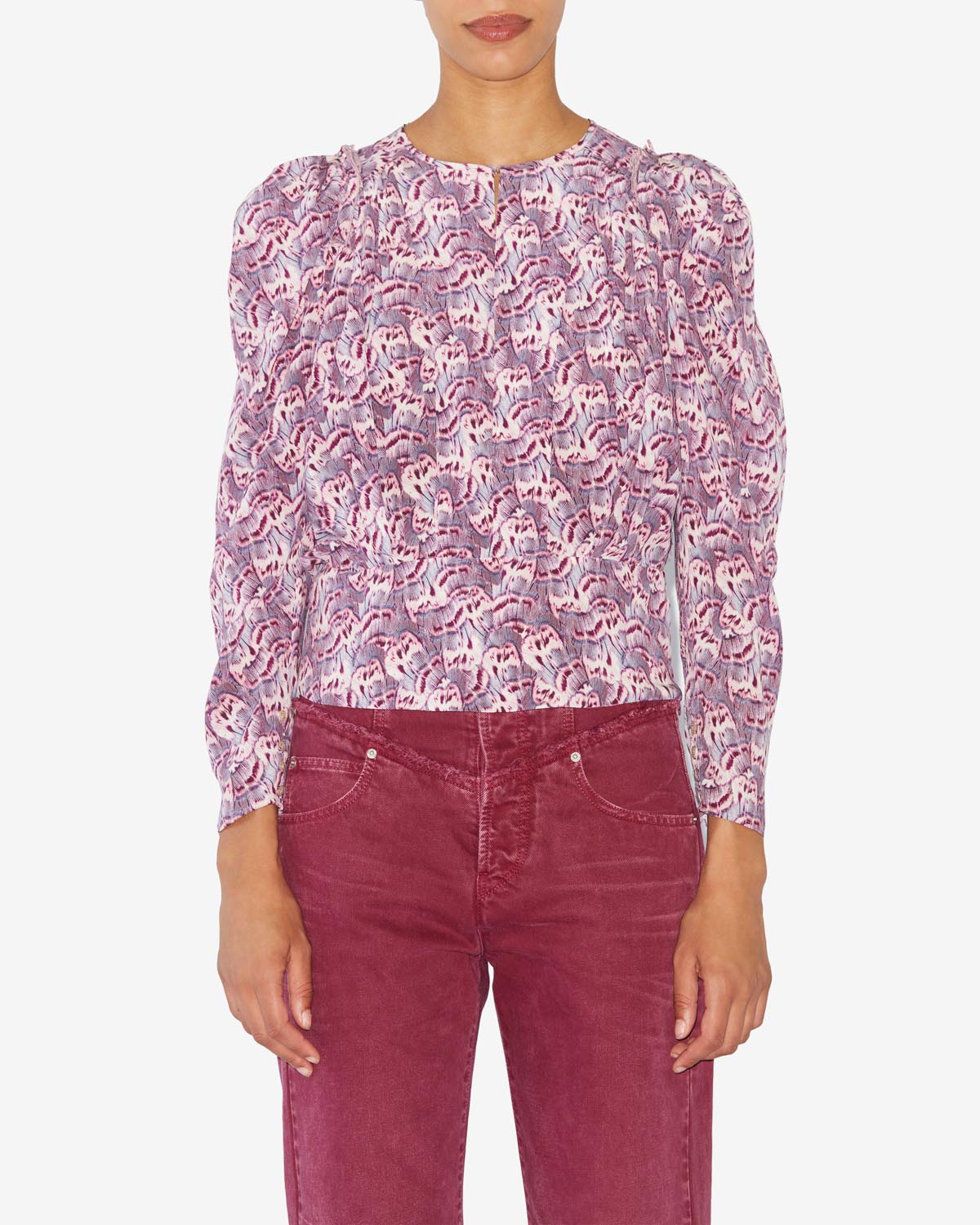 Haut zarga - Mauve - Woman - 3