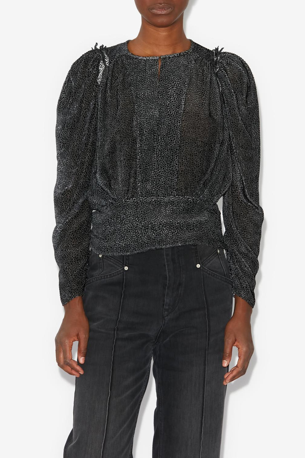 Zarga top - Black - Woman - 4