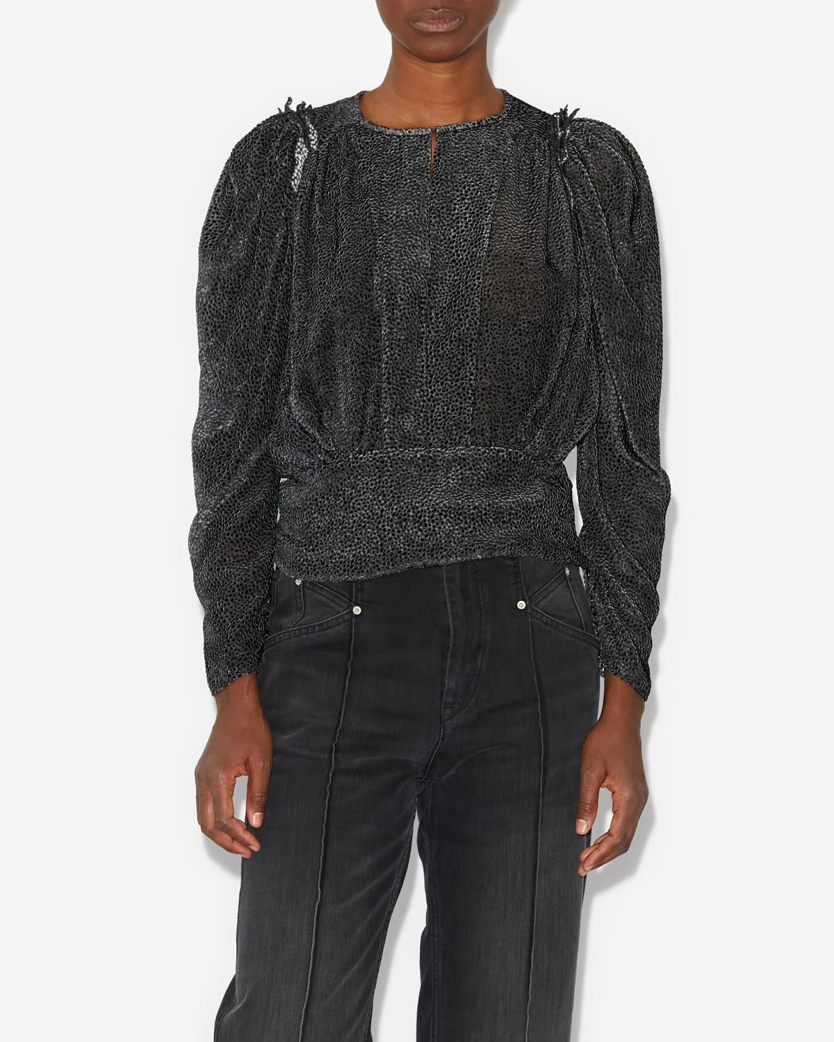 Zarga top - Black - Woman - 3