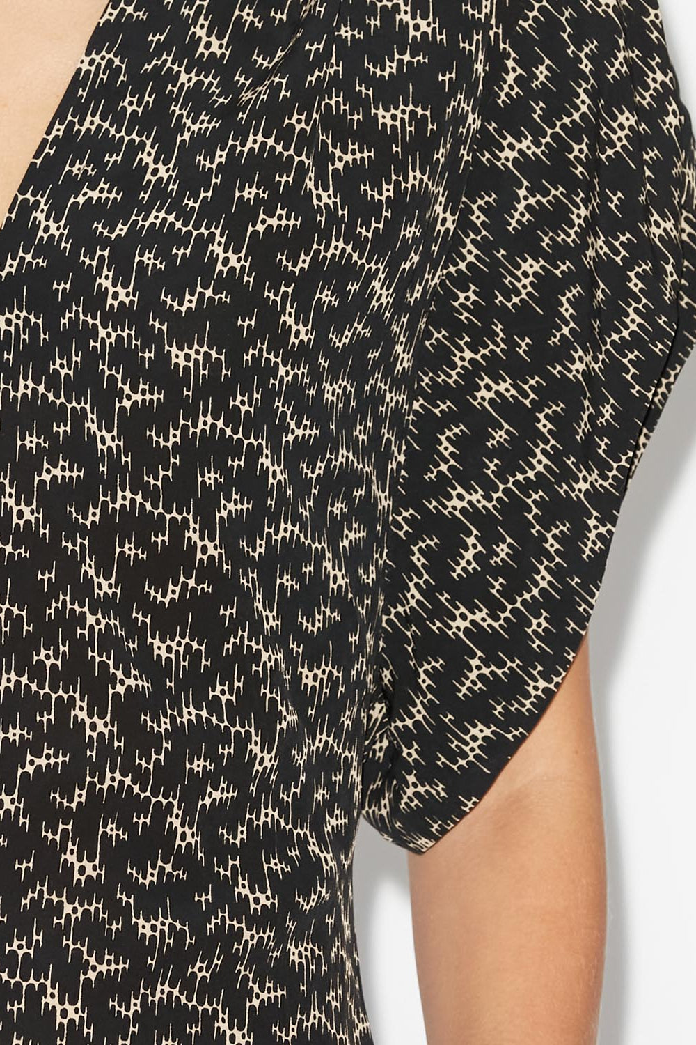 Delocia short sleeve top - Negro - Woman - 3