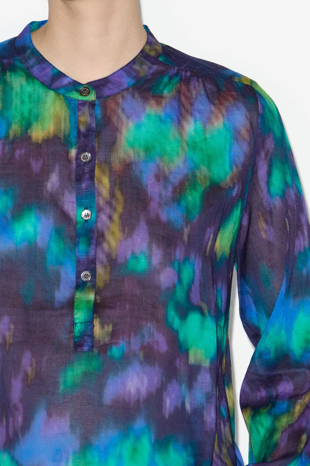 Top de manga larga maria - Blue-green - Woman - 3