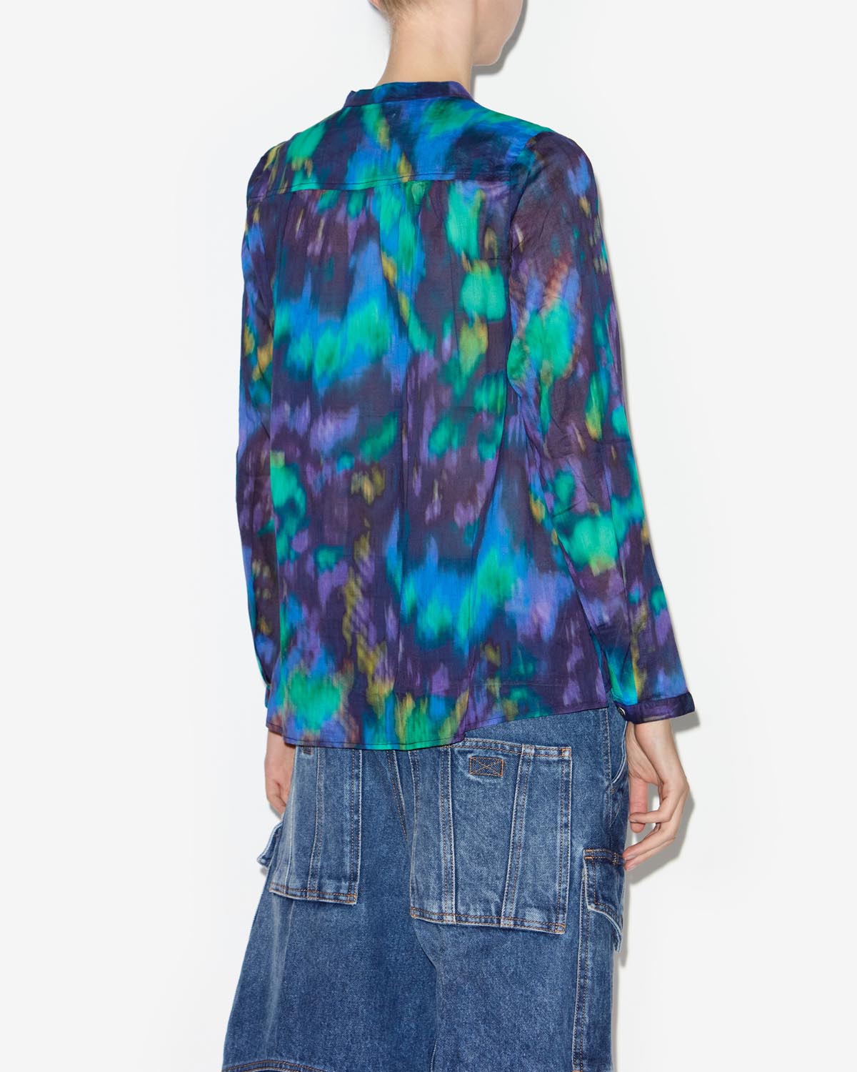 Maria long sleeves top - Blue-green - Woman - 4