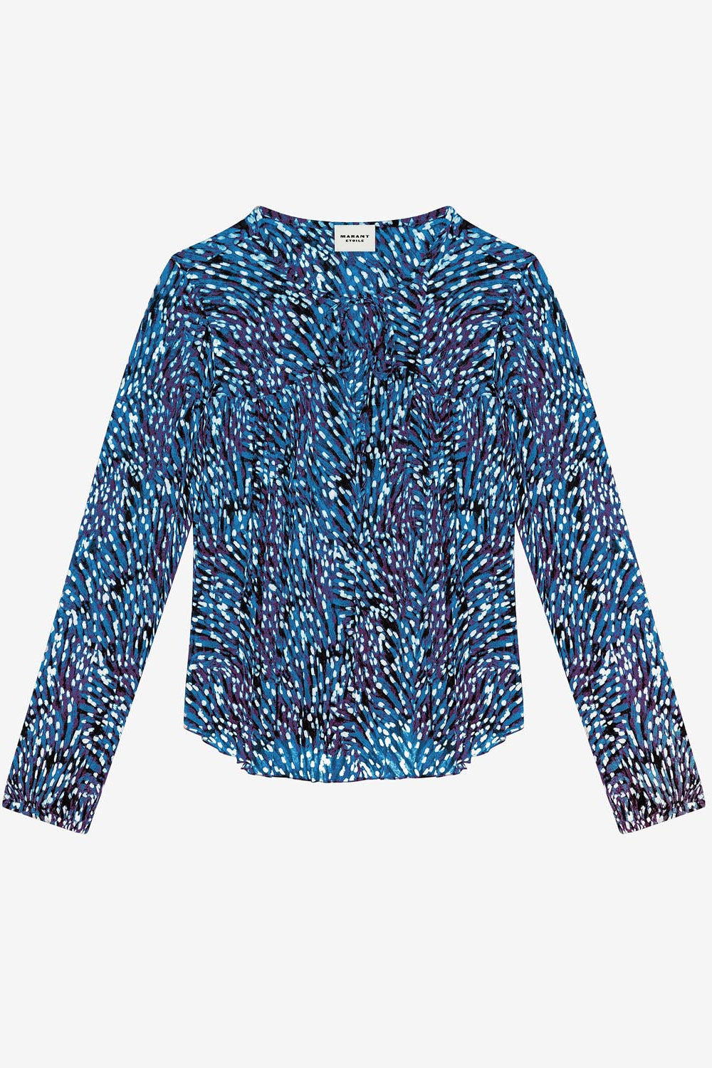 Long-sleeve viscose top daytonea - Midnight - Woman - 1