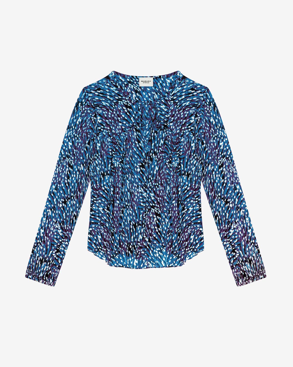 Long-sleeve viscose top daytonea - Midnight - Woman - 2