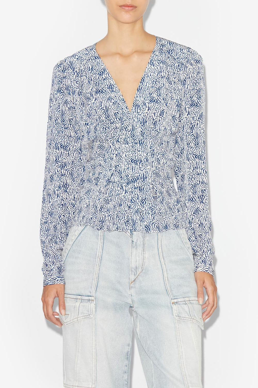 Langarmbluse eddy - Blau - Woman - 4