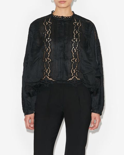 Kubra 탑 - 검은색 - Woman - 3