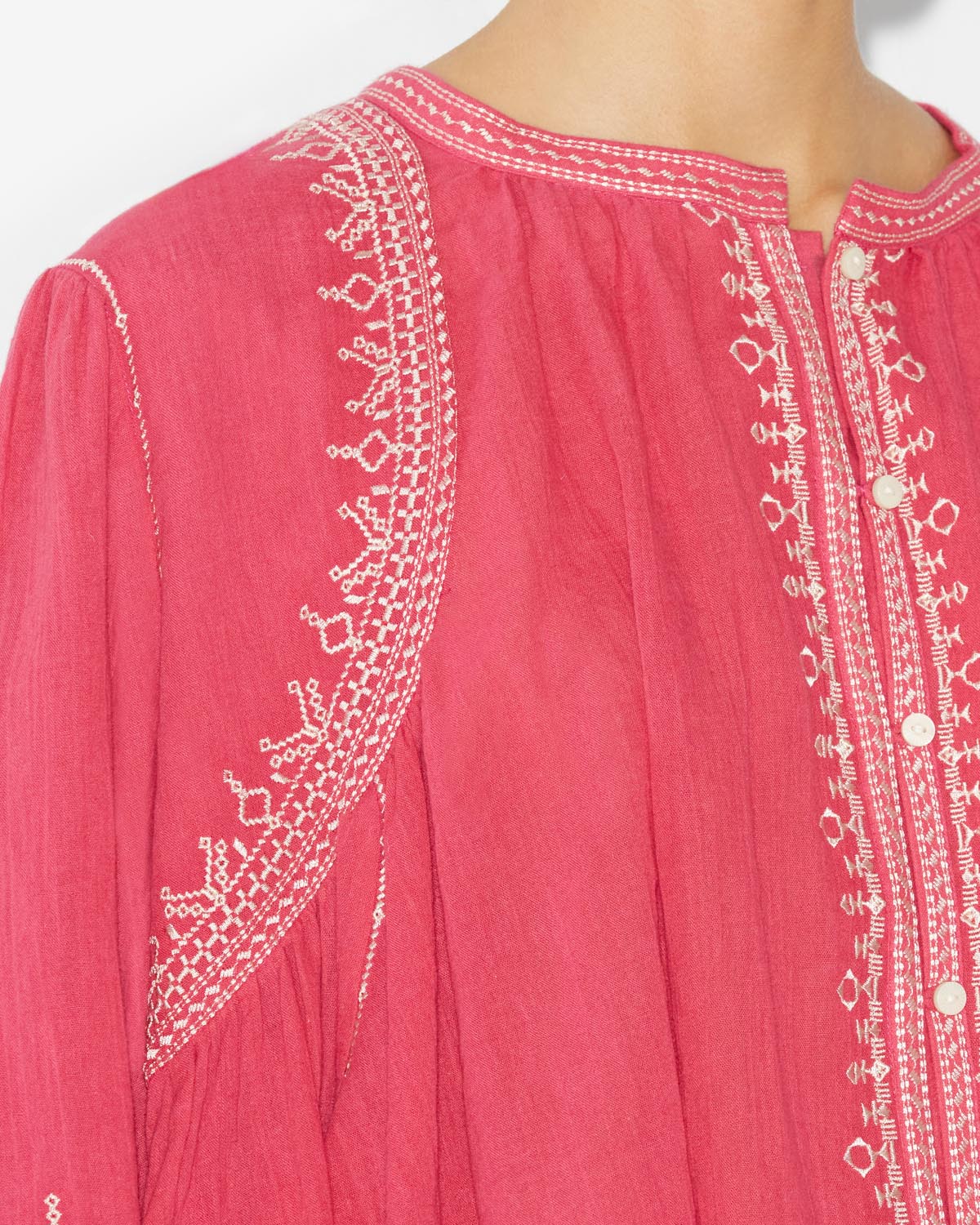 Top perkins - Frambuesa - Woman - 2