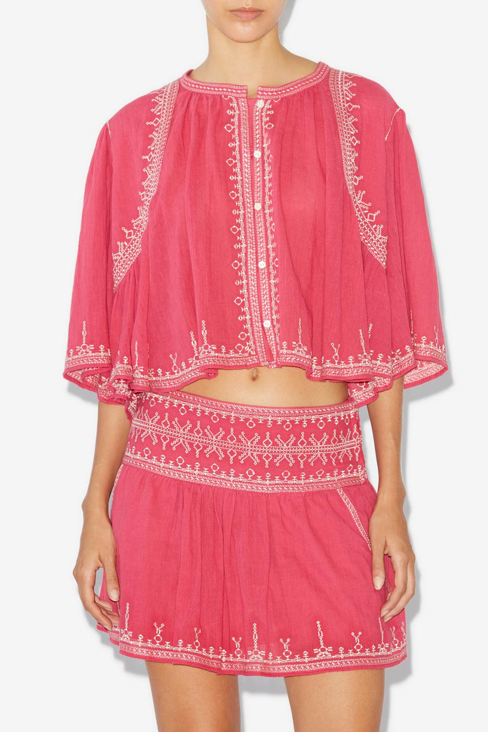 Top perkins - Frambuesa - Woman - 4