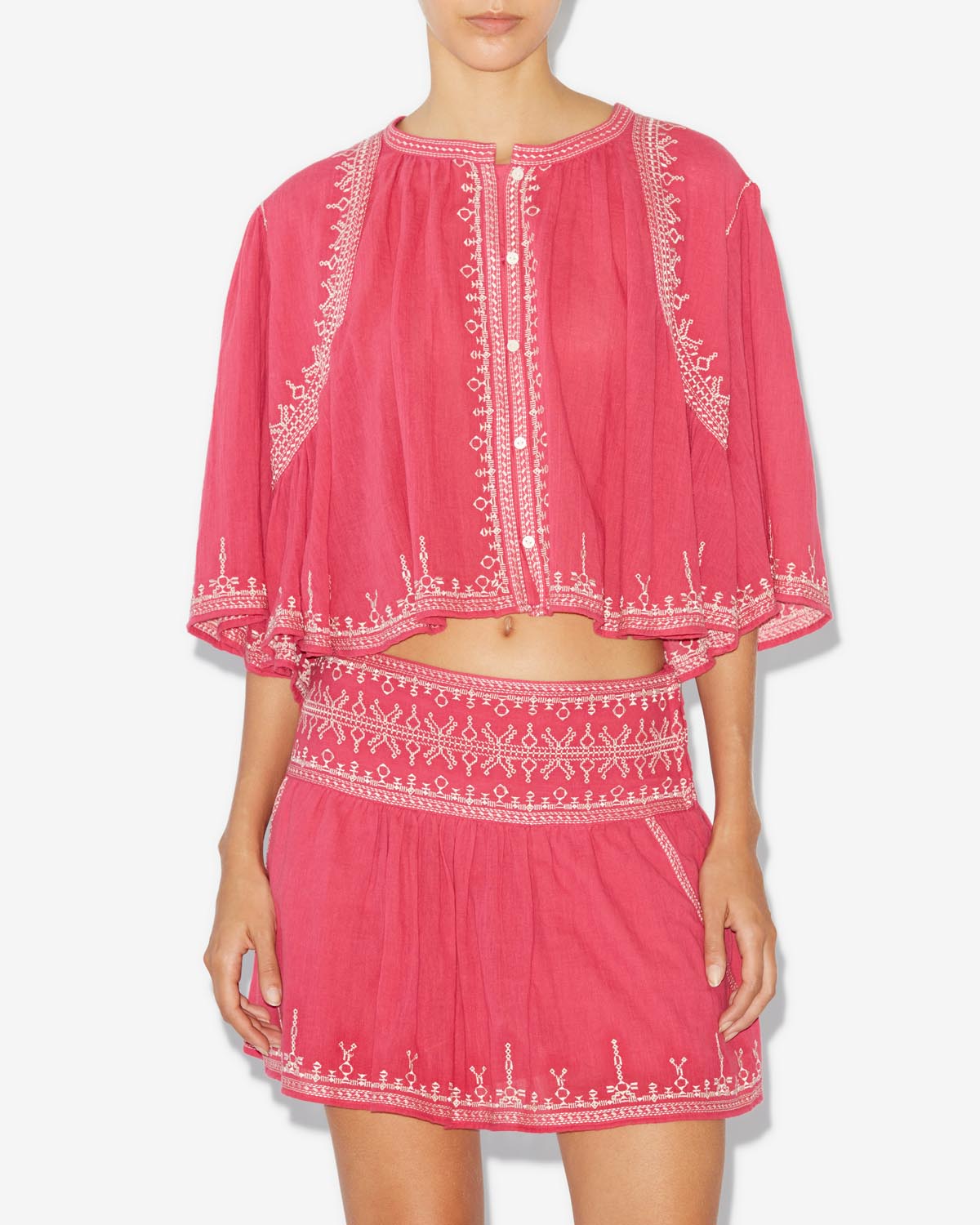 Top perkins - Frambuesa - Woman - 3