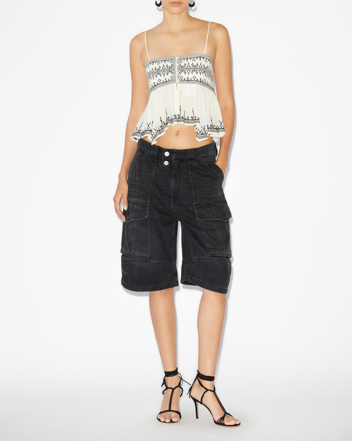 Piyae top - Ecru - Woman - 1