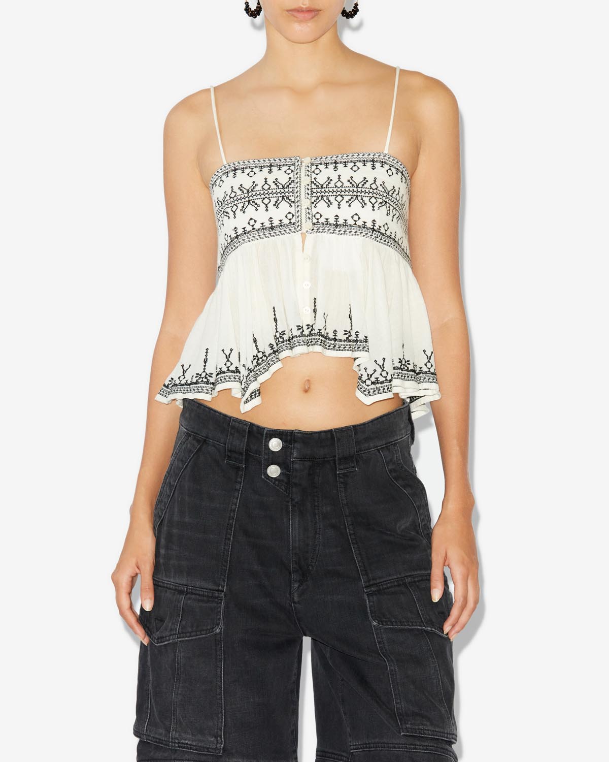 Piyae top - Ecru - Woman - 3