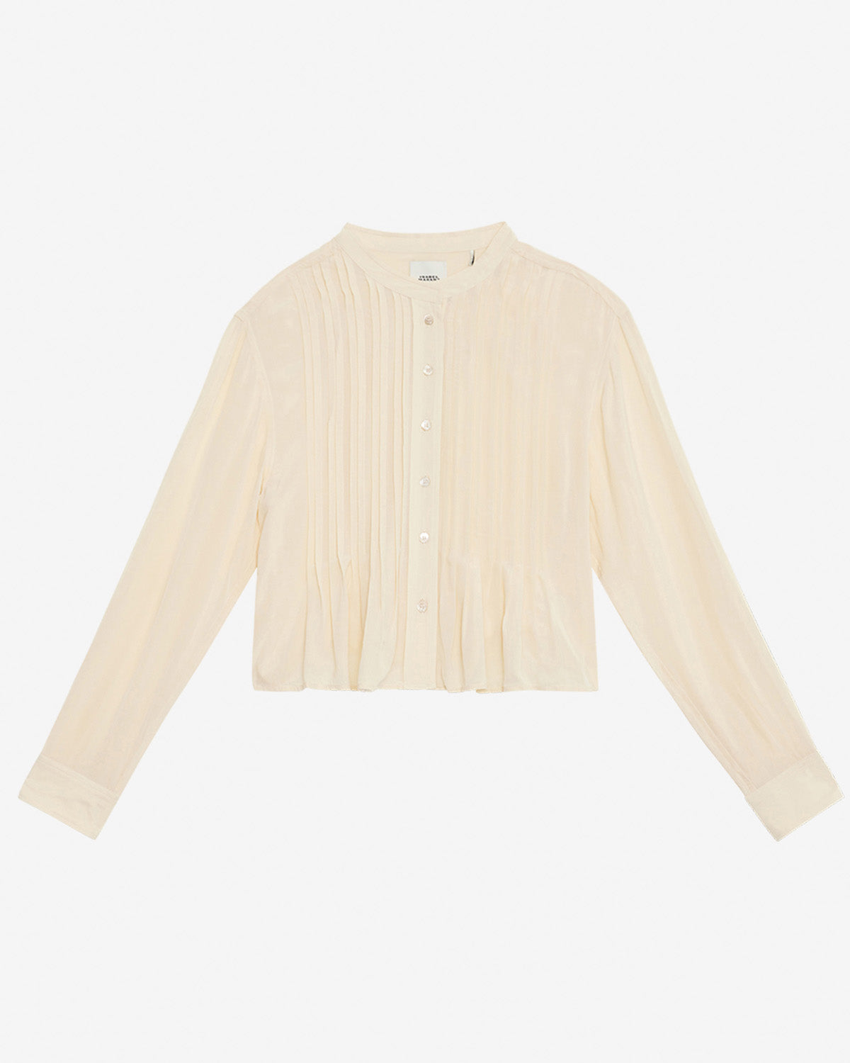 Adzara 長袖 プリーツ入り ブラウス - ベージュ - Woman - 5