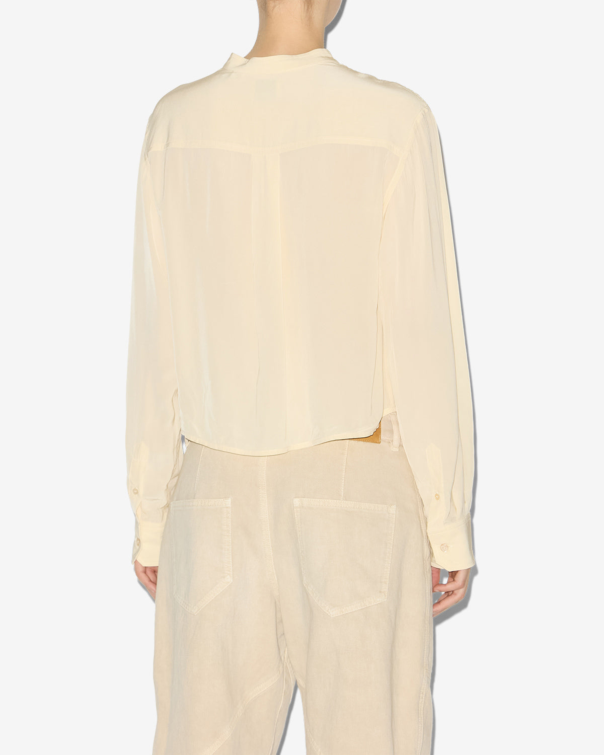 Adzara 長袖 プリーツ入り ブラウス - ベージュ - Woman - 4