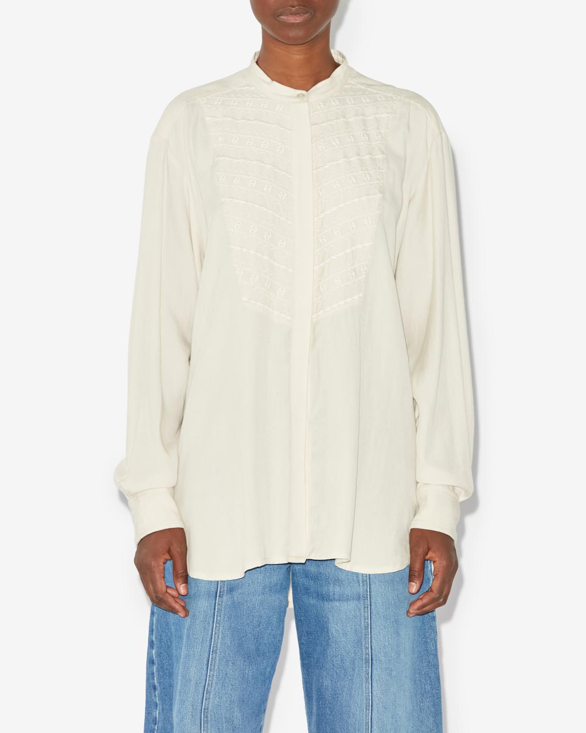 atena ‼️ISABEL MARANT ETOILE AXELINE TOP Woman black | ISABEL MARANT Official online store