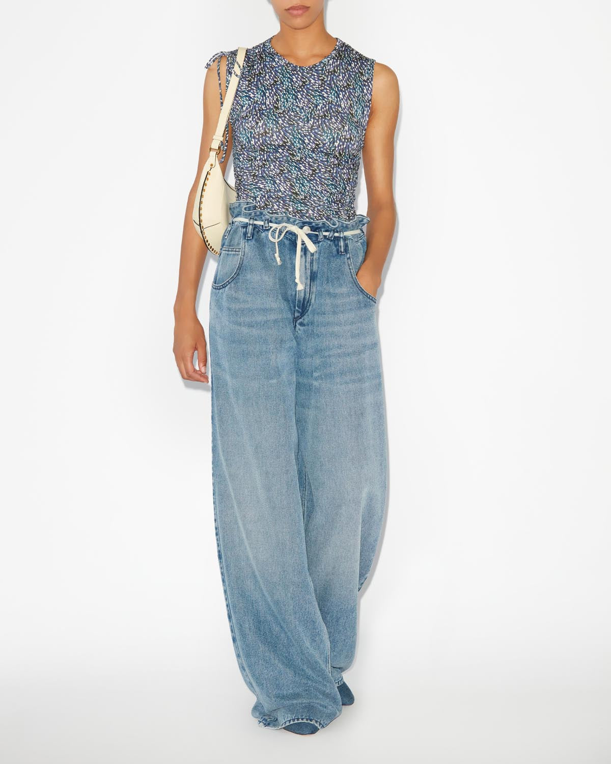 Sleevless jersey top janis - Blu - Woman - 1