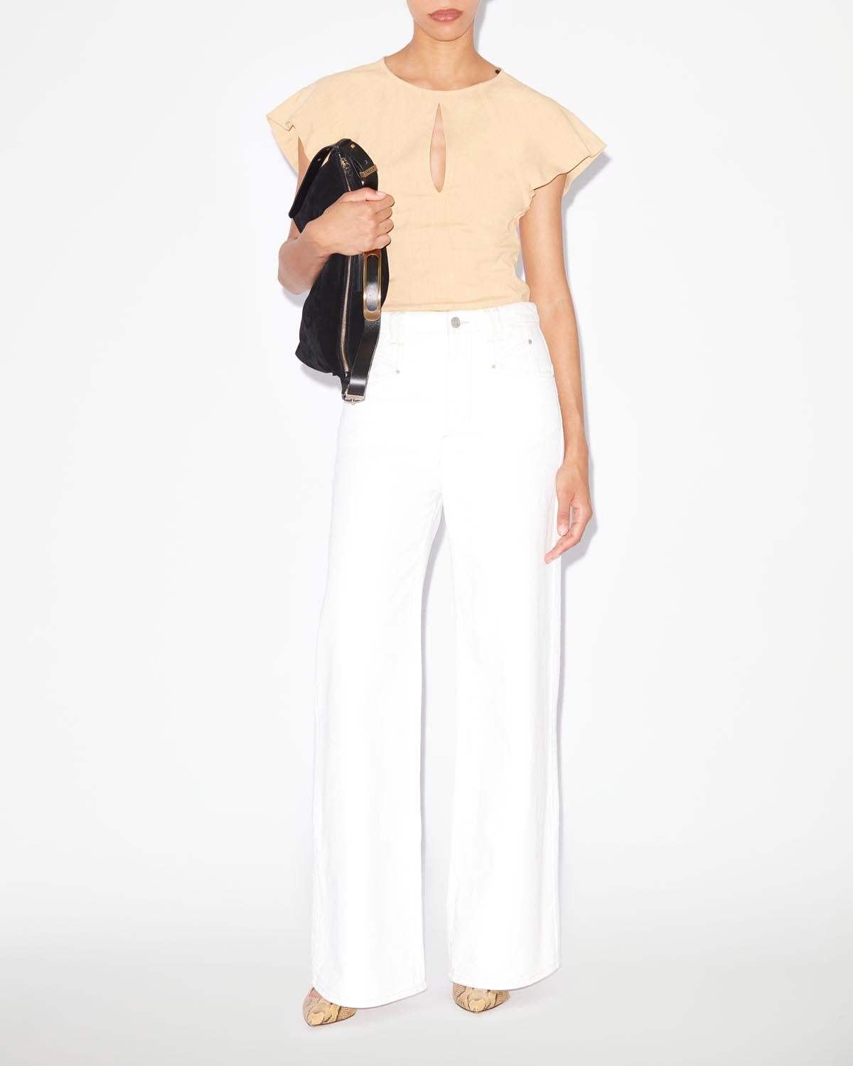 Haut mustee - Paille - Woman - 1