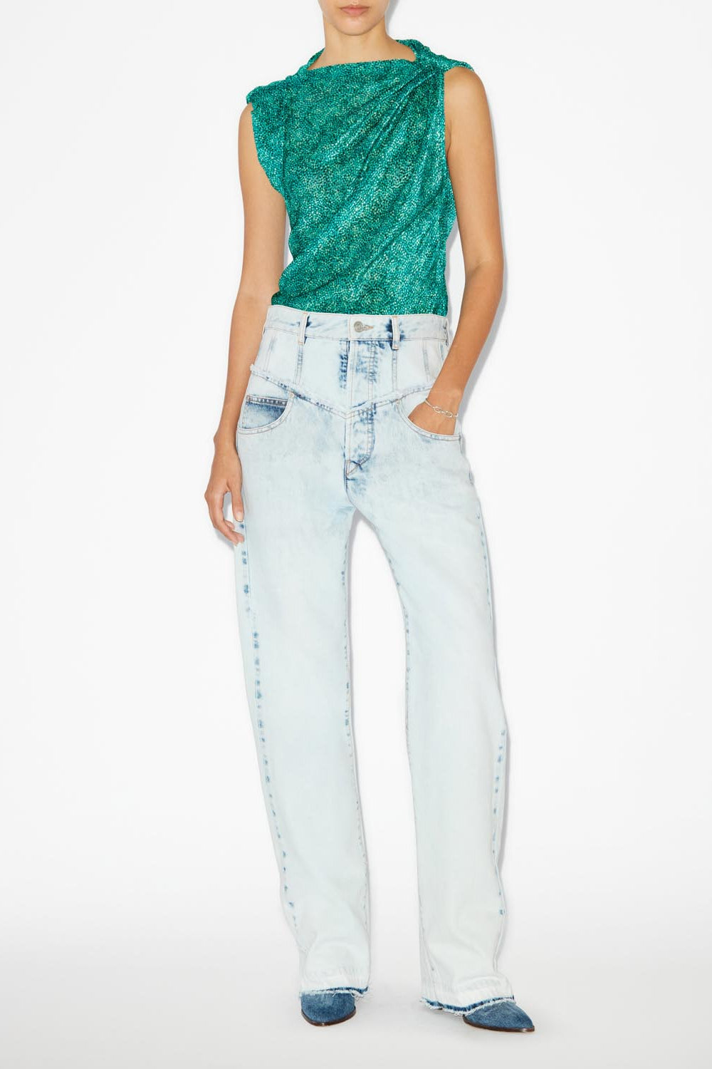 Samia top - Green - Woman - 2