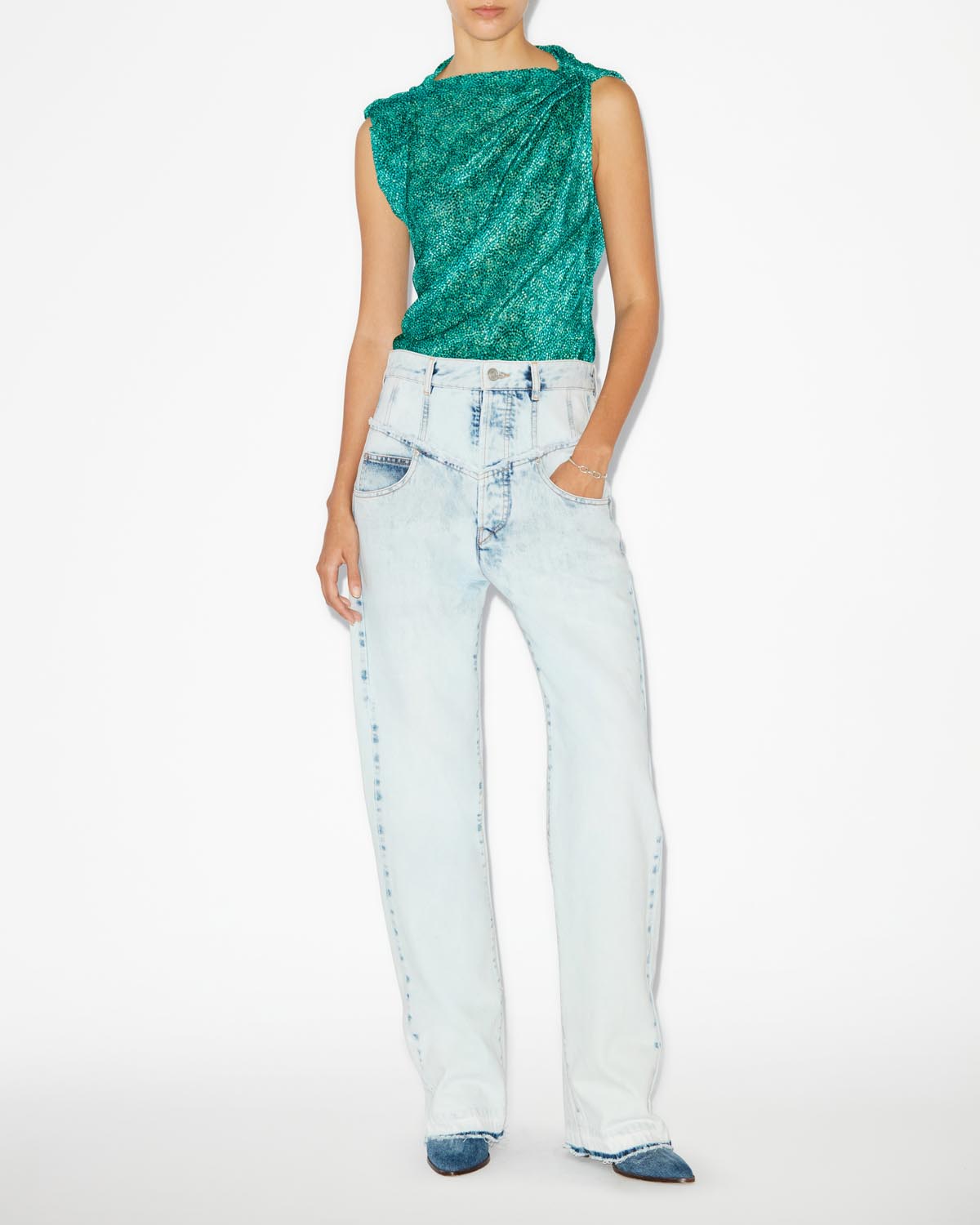 Samia top - Green - Woman - 1