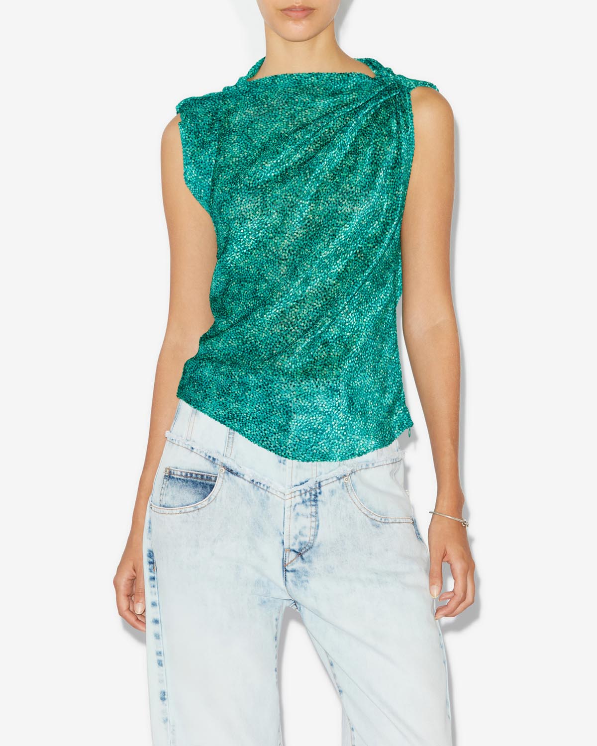 Samia top - Green - Woman - 3