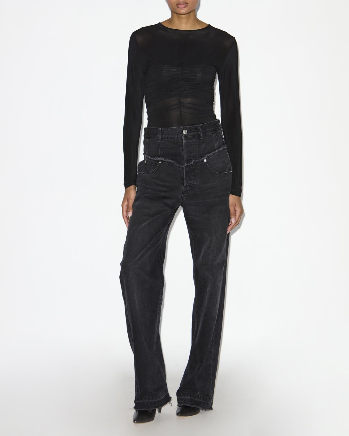 Jalila 탑 - 검은색 - Woman - 1