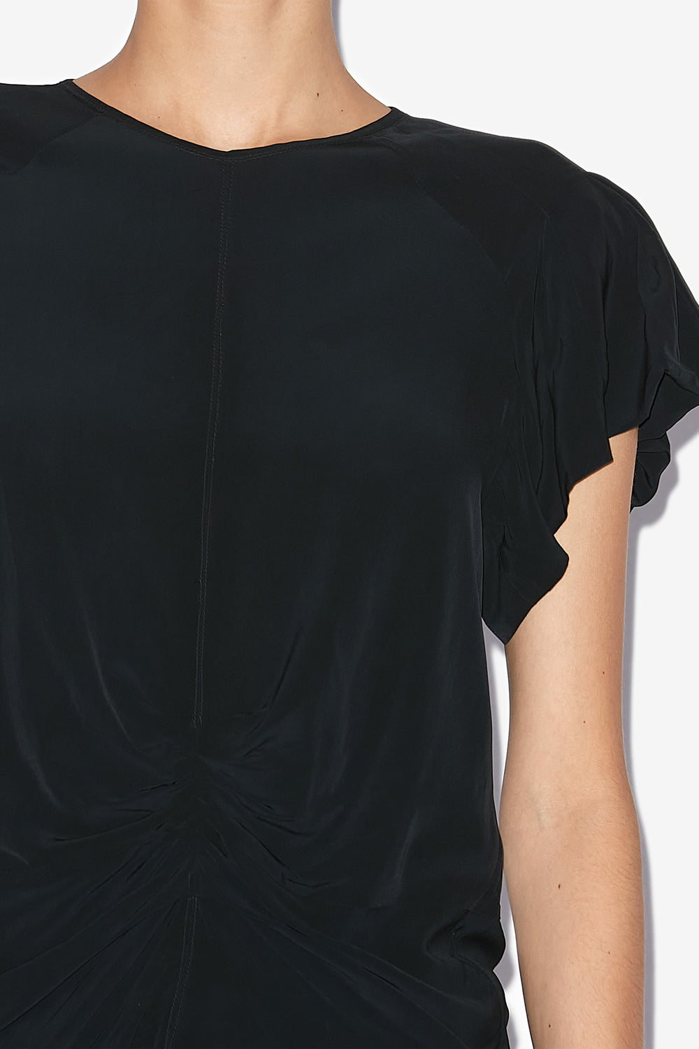 Tullya 無地 プリーツ付き トップス - 黒 - Woman - 3