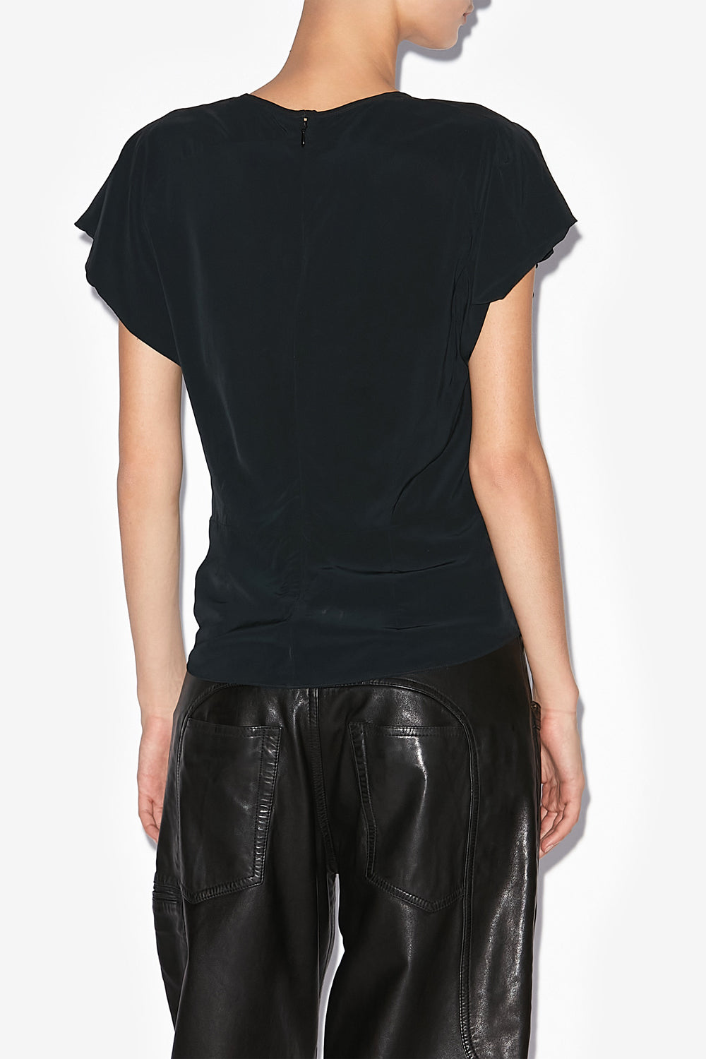 Tullya 無地 プリーツ付き トップス - 黒 - Woman - 5