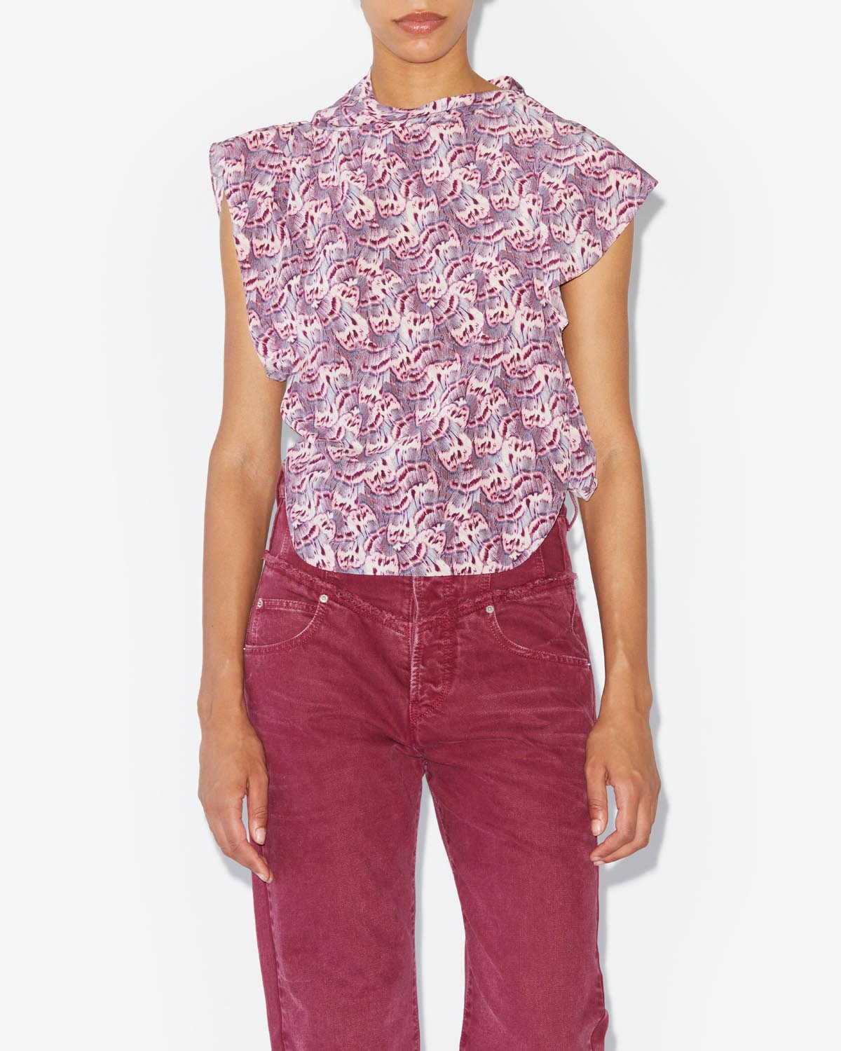 Valency top - Mauve - Woman - 3